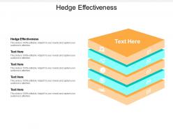 Hedge effectiveness ppt powerpoint presentation model structure cpb