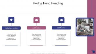 Hedge Fund Funding In Powerpoint And Google Slides Cpb