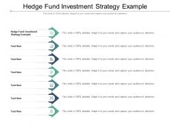 Hedge fund investment strategy example ppt portfolio examples cpb