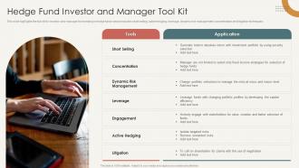 Hedge Fund Investor And Manager Tool Kit Analysis Of Hedge Fund Performance