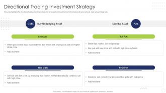 Hedge Fund Risk And Return Analysis Directional Trading Investment Strategy