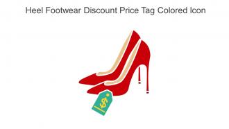 Heel Footwear Discount Price Tag Colored Icon In Powerpoint Pptx Png And Editable Eps Format