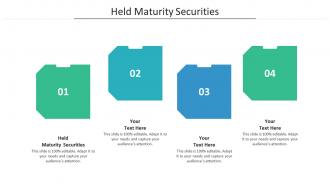 Held maturity securities ppt powerpoint presentation infographics inspiration cpb
