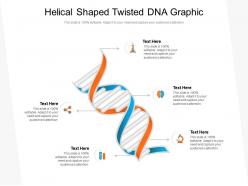 Helical shaped twisted dna graphic