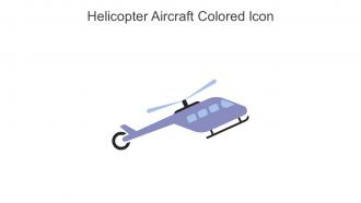 Helicopter Aircraft Colored Icon In Powerpoint Pptx Png And Editable Eps Format