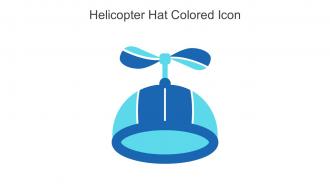 Helicopter Hat Colored Icon In Powerpoint Pptx Png And Editable Eps Format