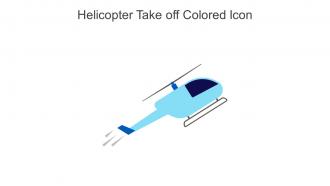 Helicopter Take Off Colored Icon In Powerpoint Pptx Png And Editable Eps Format