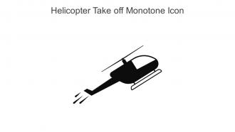 Helicopter Take Off Monotone Icon In Powerpoint Pptx Png And Editable Eps Format