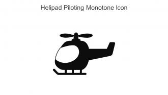 Helipad Piloting Monotone Icon In Powerpoint Pptx Png And Editable Eps Format