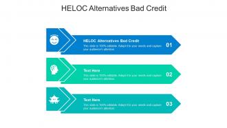 Heloc alternatives bad credit ppt powerpoint presentation slides graphics cpb