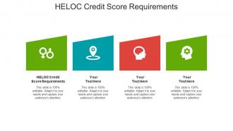 Heloc credit score requirements ppt powerpoint presentation portfolio guidelines cpb