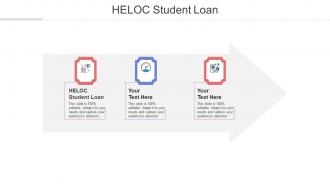 Heloc student loan ppt powerpoint presentation icon design templates cpb