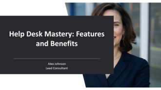 Help Desk Mastery Features And Benefits PPT PowerPoint AT