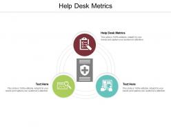 Help desk metrics ppt powerpoint presentation slides skills cpb