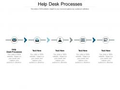 Help desk processes ppt powerpoint presentation gallery diagrams cpb