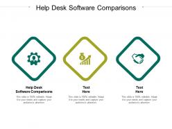 Help desk software comparisons ppt powerpoint presentation file background cpb
