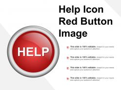 Help icon red button image