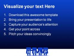 Help people business powerpoint templates and powerpoint backgrounds 0311