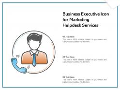 Helpdesk Icon Business Executive Marketing Services Software