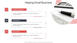 Helping Small Business In Powerpoint And Google Slides Cpb