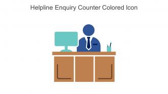 Helpline Enquiry Counter Colored Icon In Powerpoint Pptx Png And Editable Eps Format