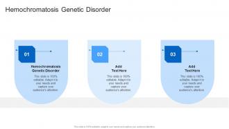 Hemochromatosis Genetic Disorder In Powerpoint And Google Slides Cpb