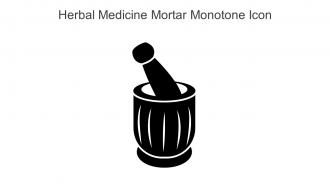 Herbal Medicine Mortar Monotone Icon In Powerpoint Pptx Png And Editable Eps Format