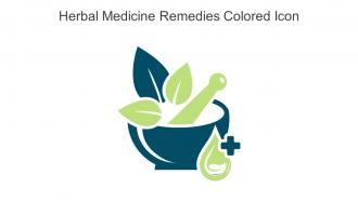 Herbal Medicine Remedies Colored Icon In Powerpoint Pptx Png And Editable Eps Format