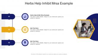 Herbs Help Inhibit Mrsa Example In Powerpoint And Google Slides Cpb