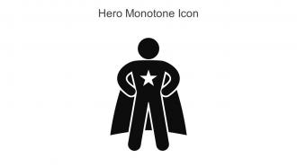 Hero Monotone Icon In Powerpoint Pptx Png And Editable Eps Format