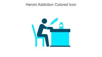 Heroin Addiction Colored Icon In Powerpoint Pptx Png And Editable Eps Format