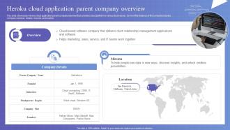 Heroku Cloud Application Parent Company Overview Heroku Saas Platform Implementation CL SS