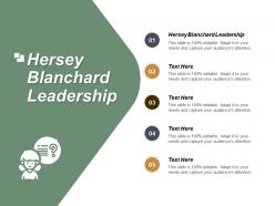 Hersey blanchard leadership ppt powerpoint presentation inspiration summary cpb