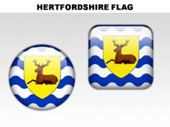 Hertfordshire country powerpoint flags
