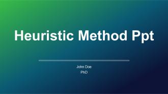 Heuristic Method PPT Graphics ACP