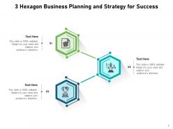 Hexagon 3 Business Planning Strategy Success Investment Growth