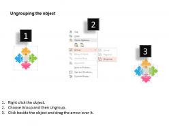 4139001 style cluster hexagonal 4 piece powerpoint presentation diagram infographic slide