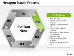 Hexagon puzzle process 4