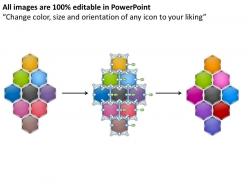 76507355 style cluster hexagonal 1 piece powerpoint template diagram graphic slide