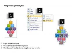 Hexagon web diagram ppt slides
