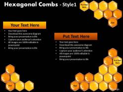 64808139 style cluster hexagonal 1 piece powerpoint template diagram graphic slide