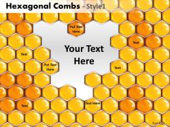 Hexagonal combs