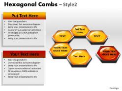 Hexagonal combs style 2