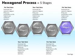 Hexagonal process 5 stages 40