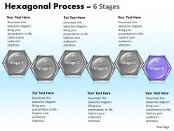 Hexagonal process 6 stages 1