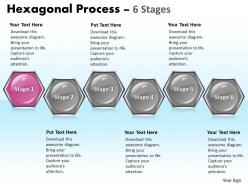 Hexagonal process 6 stages 20