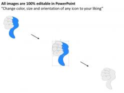 Hf thumb down position for failure diagram powerpoint template