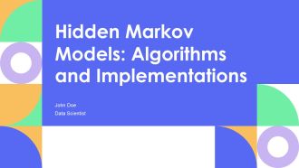 Hidden Markov Models Algorithms And Implementations PPT Slides AT