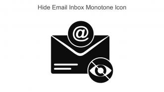 Hide Email Inbox Monotone Icon In Powerpoint Pptx Png And Editable Eps Format