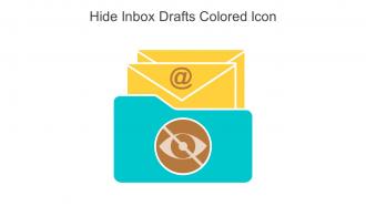 Hide Inbox Drafts Colored Icon In Powerpoint Pptx Png And Editable Eps Format